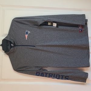 New England Patriots 1/4 zip lightweight pullover NWT